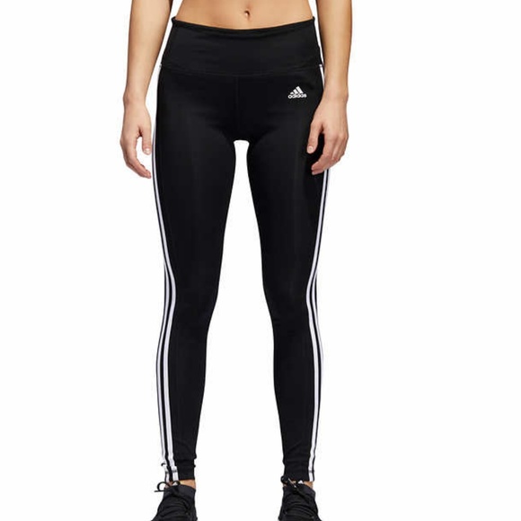 adidas Ladies' 3 Stripe Tight climate active pants - Picture 2 of 5